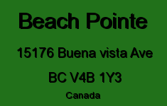Beach Pointe 15176 BUENA VISTA V4B 1Y3